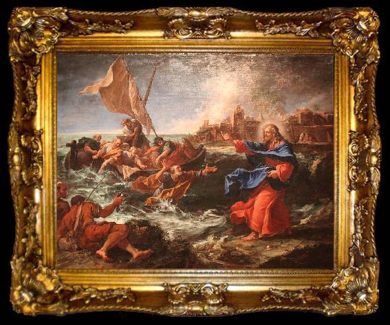 framed  Sebastiano Ricci The Miraculous Draught of Fishes, ta009-2